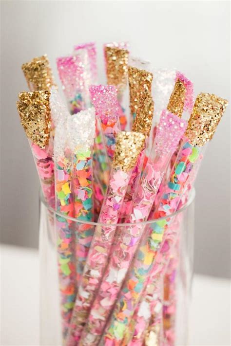 DIY - HOW TO MAKE DIY CONFETTI STICKS #2368076 - Weddbook