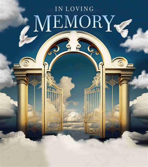 In Loving Memory PNG, Memorial Background Template, Funeral Gift, RIP ...