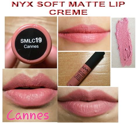 Skin And Beauty: NYX Soft Matte Lip Cream In Cannes Swatches