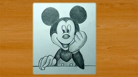 Mickey Mouse Cartoon Pencil Sketch For more videos please subscribe ...