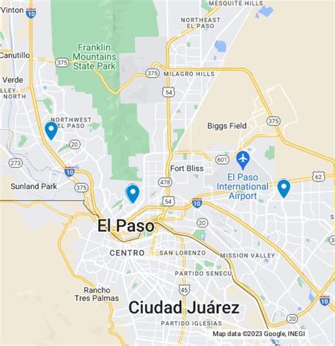 El Paso - Google My Maps