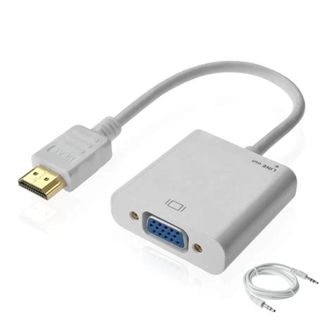 Laptop To Connect The Projector Display Hdmi To Vga Cable Converter ...