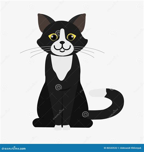 Cat illustration stock illustration. Illustration of friend - 86543532