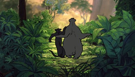 Image - Bagheera The Black Panther and Baloo the Bear both walk off in ...