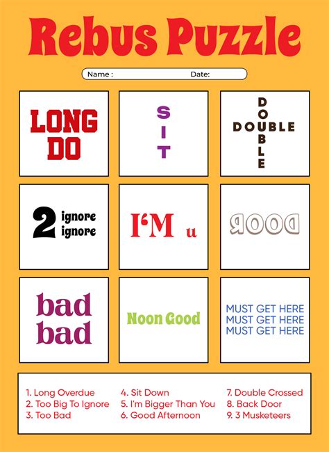 Free Brain Teasers Printable