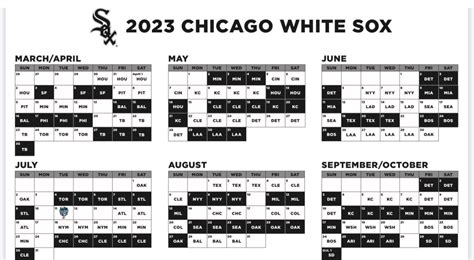 Chicago White Sox Release 2023 Schedule - On Tap Sports Net