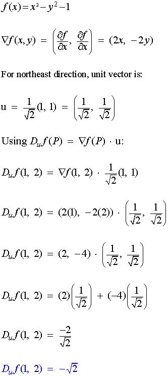 Directional Derivative