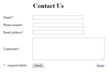 Crafting a "Contact Us" form using HTML - Tontuf TWL