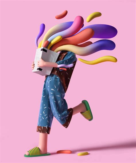 3D Illustrations & Character Design by UV Zhu | Daily design ...