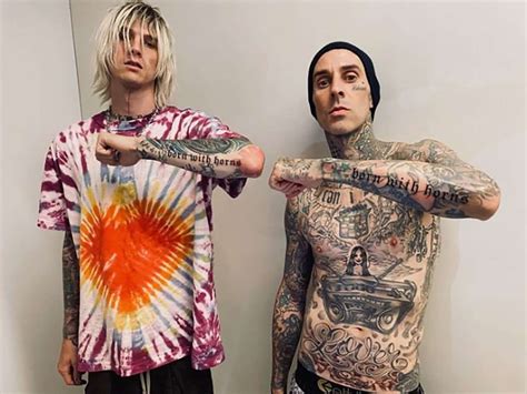 Machine Gun Kelly and Travis Barker Show Off Matching Tattoos