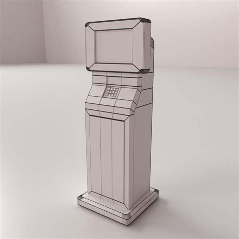 Computer Kiosk V2 - 3D Model by firdz3d