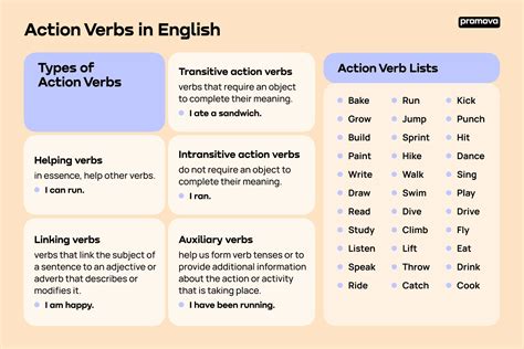 Action Verbs | Promova Grammar