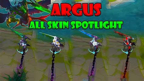 Mobile legends Argus All Skin Spotlight - YouTube