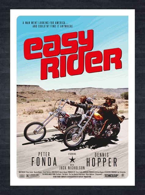 EASY RIDER Alternative movie poster | Etsy