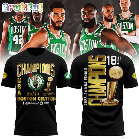 Boston Celtics 2024 NBA Finals Champions Basketball 3D Shirt