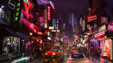 Cyberpunk City Concept