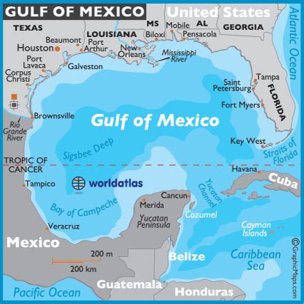 Map Florida Gulf Mexico