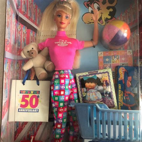 Vtg Toys R Us Barbie 50th Anniversary Doll 1997 Original Packaging ...