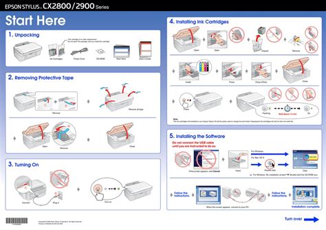 EPSON STYLUS CX2800 SERIES START HERE Pdf Download | ManualsLib