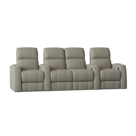 Latitude Run® Upholstered Home Theater Seating with Cup Holder | Wayfair