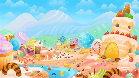 Candyland Backgrounds - Wallpaper Cave | Candyland, 2d game background ...