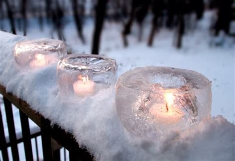 Turn your driveway into a Magical Winter Wonderland With Ice Candles