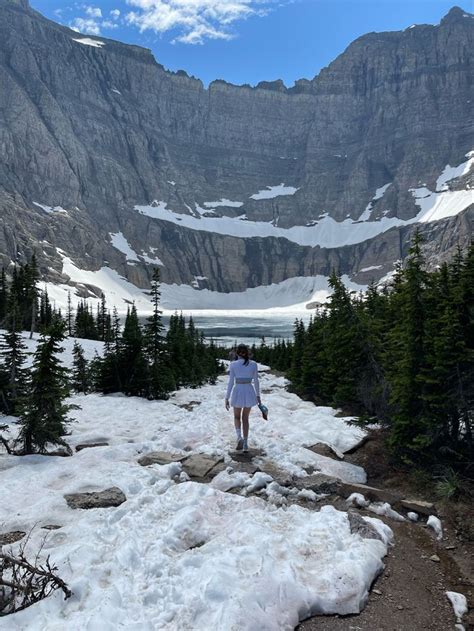 Iceberg Lake Trail, early June