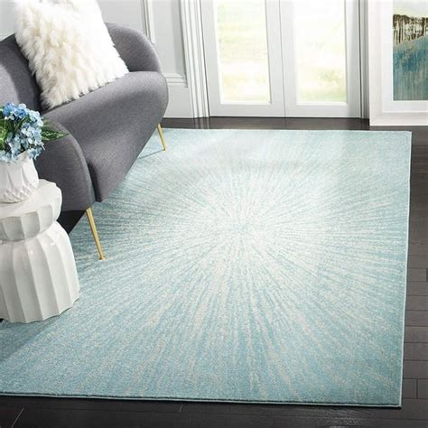 Safavieh Area Rug, 9' x 12', Aqua/Ivory - Walmart.com - Walmart.com