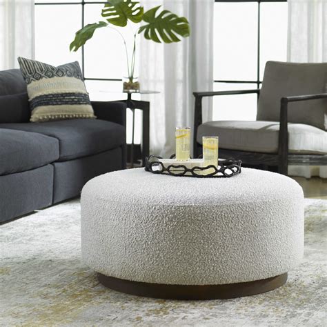 Avila Ottoman, Large, Gray | Uttermost