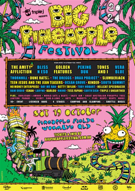 THE BIG PINEAPPLE FESTIVAL ANNOUNCES 2024 LINEUP - Australian Musician ...