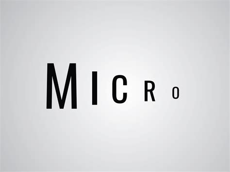 micro logo by VyasRaj on Dribbble