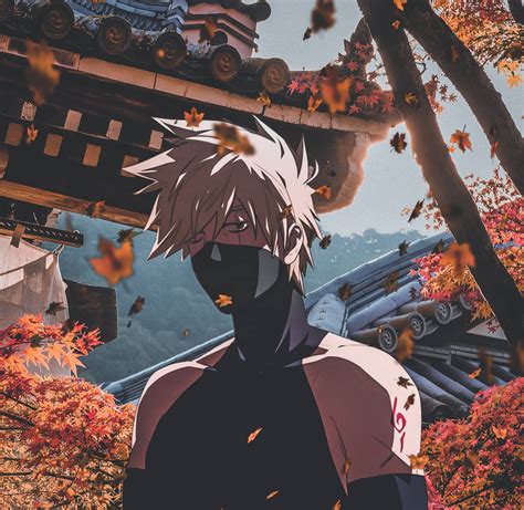 Download Aesthetic Anime Boy Icon Kakashi Wallpaper | Wallpapers.com