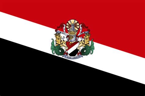 Principality of Sealand Flag Variant 1 by Ostosman on DeviantArt