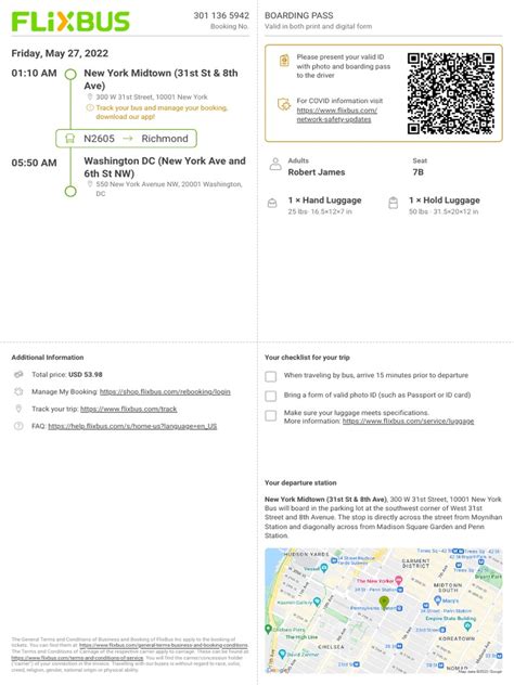 FLIX Ticket 3011365942 | PDF | Public Transport | Transport