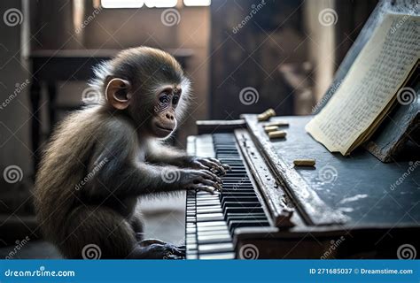 Monkey Playing Piano Stock Illustrations – 19 Monkey Playing Piano ...