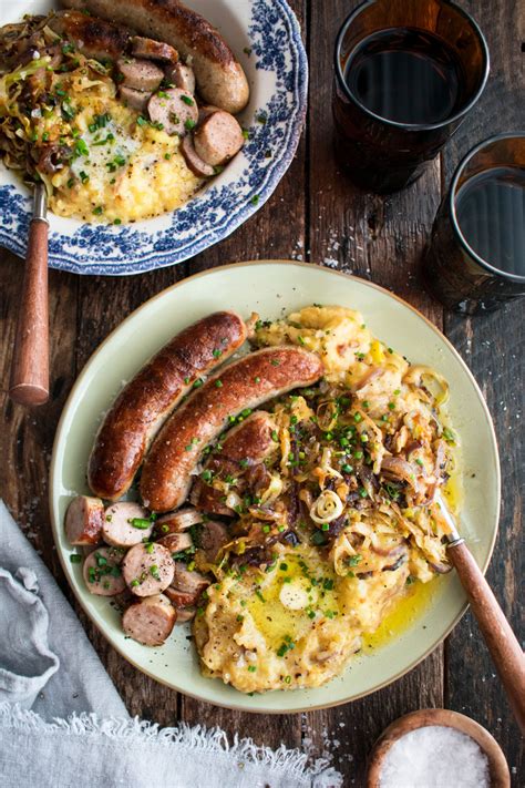 Irish Bangers and Colcannon Mash - The Original Dish