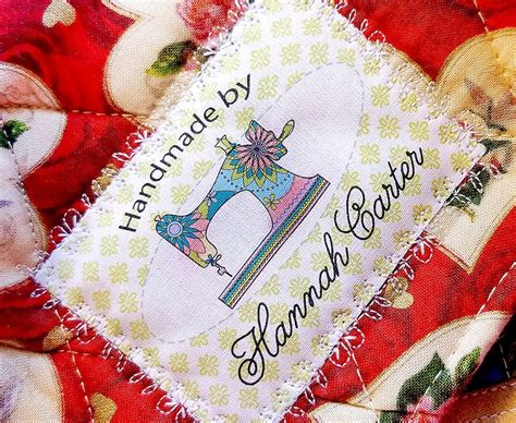 Custom Fabric Quilt Labels Sew-on Iron-on 24 Labels | Etsy