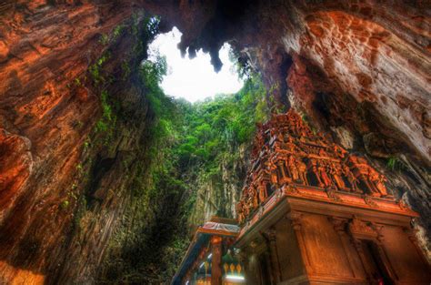 Temple Deep in the Caves, Borneo, Indonesia