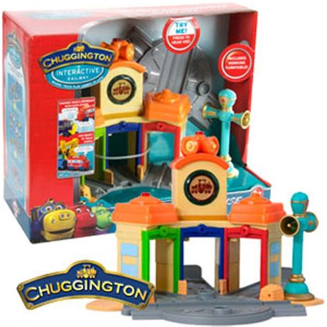 Chuggington Interactive Trainee Roundhouse with Vee | Home Bargains