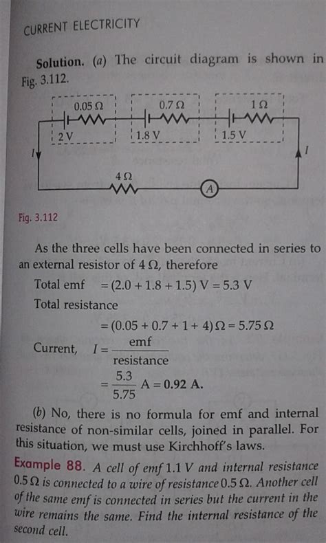 homework and exercises - equivalent emf for cells of unequal emfs ...