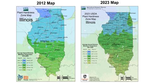 New USDA Plant Hardiness Zones Map – Illinois State Climatologist