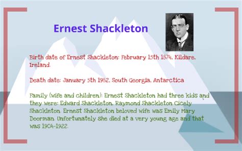 Ernest Shackleton by on Prezi