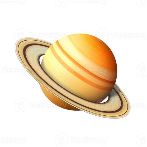 Generative AI, PNG saturn yellow planet 28337923 PNG