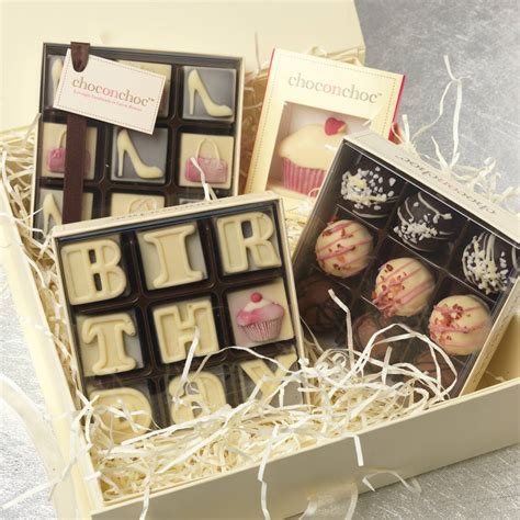 birthday girl handmade chocolate hamper by choc on choc ...