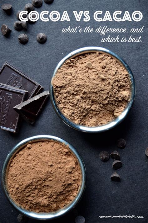 Cocoa vs Cacao: What's the Difference? - Coconuts & Kettlebells