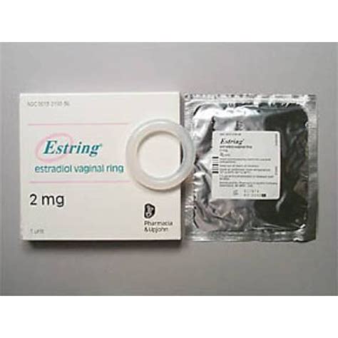 Estring Contraceptive Agent Estradiol 2 mg Vaginal Ring Pouch 1 Ring ...