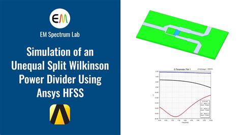 HFSS Tutorial - Simulation of an Unequal Split Wilkinson Power Divider ...