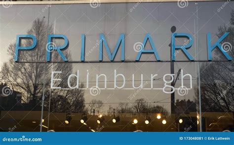 Primark Edinburgh Shopping Store - EDINBURGH, SCOTLAND - JANUARY 10 ...