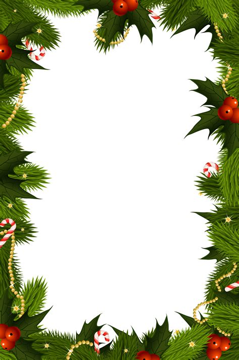 Transparent Christmas PNG Border Frame | Gallery Yopriceville - High ...