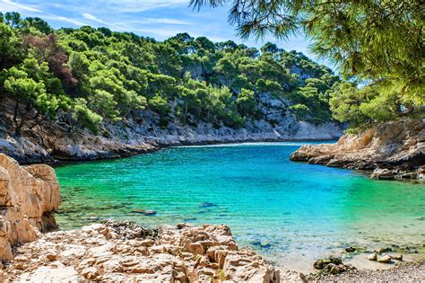 Calanques National Park near Marseille - Craggy Limestone Coastline in ...